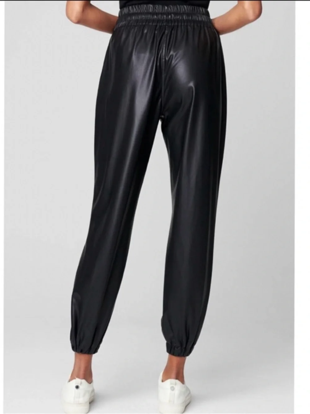 NWOT BlankNYC Black Faux Leather Joggers
